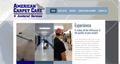 Desktop Screenshot of americancarpetcare.us